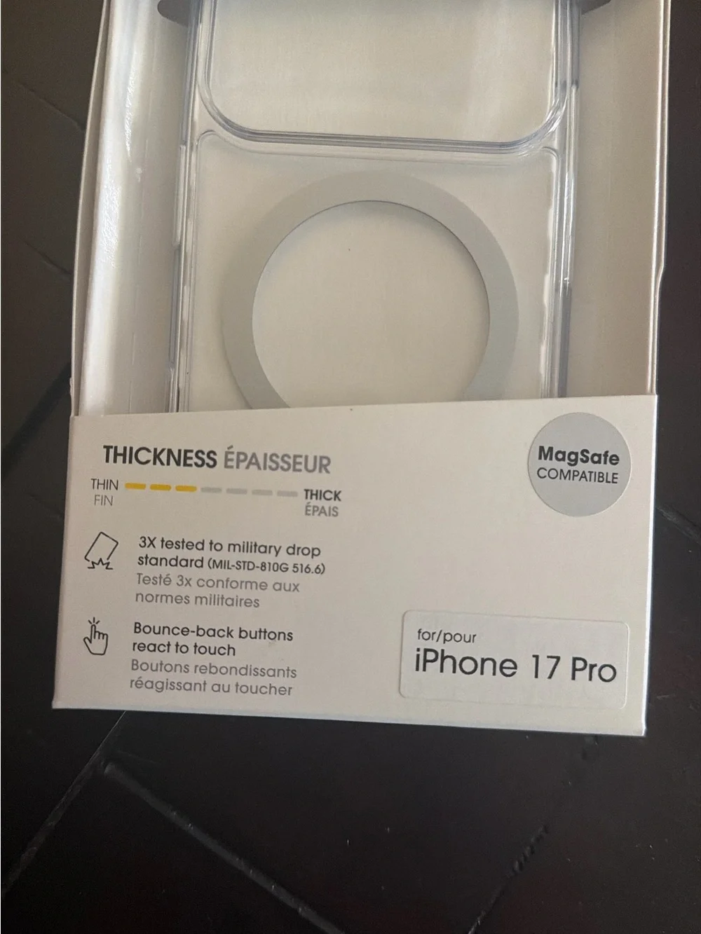 OtterBox Clear MagSafe Compatible Case for iPhone 17 Pro - Transparent/Clear